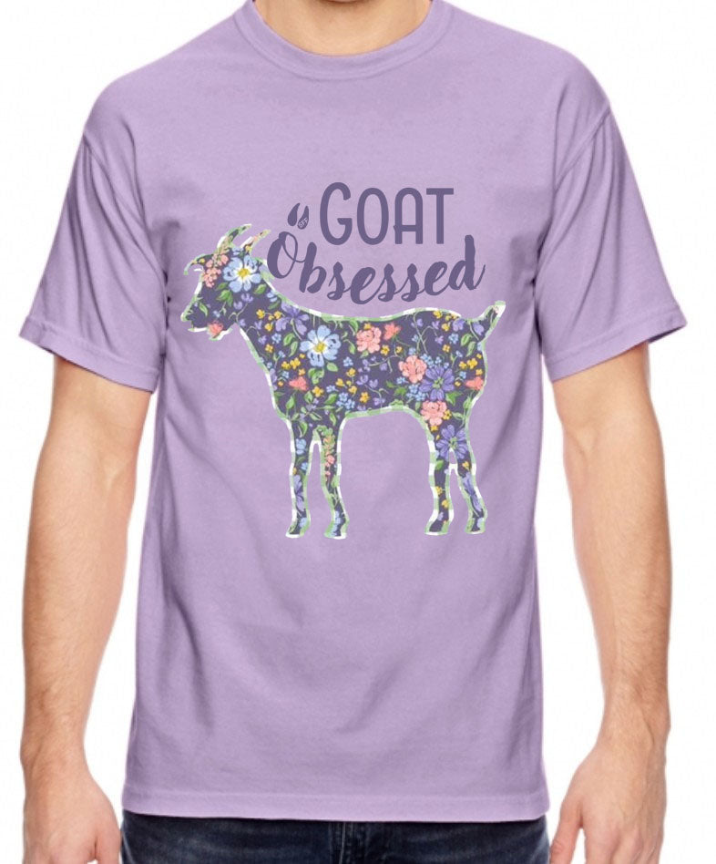 Goat Obsessed Adult Short Sleeve T-shirt