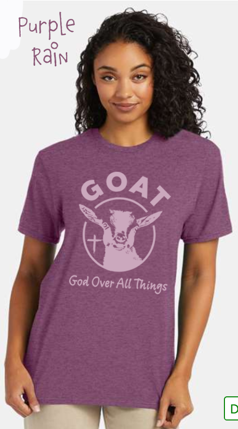 GOAT: God Over All Things Short Sleeve Adult Shirt